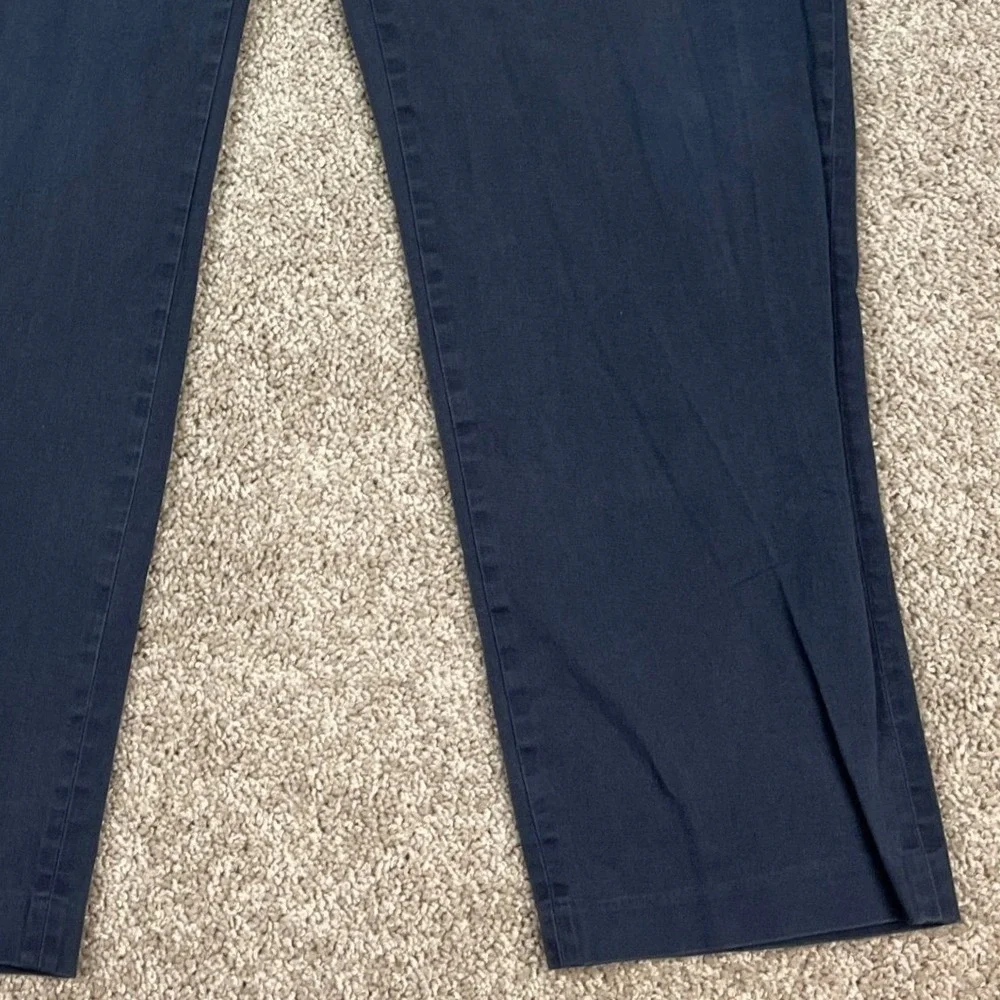 1946 Ballin Stretch Non-Iron Pants Mens 44x32 Navy Blue Chino Flat Front EUC - Picture 4 of 15